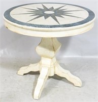 Butler Specialty inlaid marble top table