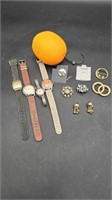 Lot of 12 vintage jewelry/wrist watches