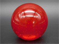 GLASS PAPER WEIGHT VINTAGE ANTIQUE