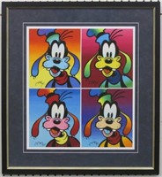 GOOFY SUITE OF 4 GICLEE BY PETER MAX