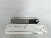 GemRed 82305 Digital Angle Ruler, Stainless Steel