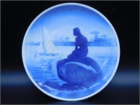 ROYAL COPENHAGEN LITTLE MERMAID PLATE VINTAGE ANTI