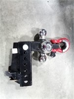 Adjustable Trailer Hitch, Triple Tri-Ball Mount P