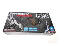 NEW Roughneck Panther Black Nitrile Gloves (L)