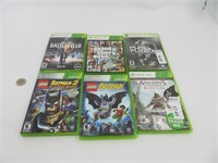 6 jeux pour Xbox 360 dont Batman
