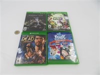 4 jeux pour Xbox One dont The Walking Dead