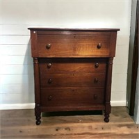 American Empire Antique Chest