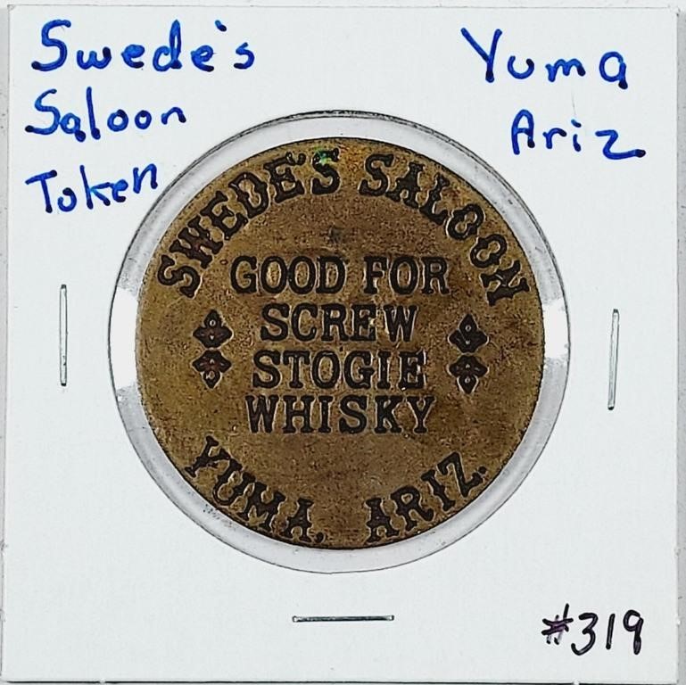 Swede's Saloon  Yuma, Ariz  Token