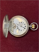 Hebdomas Solid Silver Pocket Watch