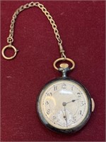 Antique Chiming Pocket Watch with Chain