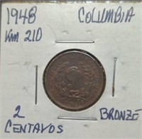 1948 Columbia coin