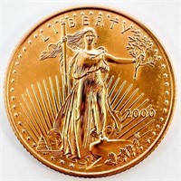 2000 - 1/4 oz Gold American Eagle