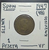 1947 Spain coin