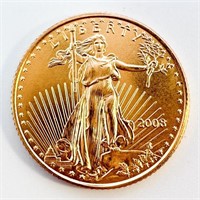 2008- 1/10 oz Gold American Eagle