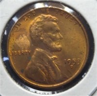 Uncirculated 1953 d. Lincoln wheat penny