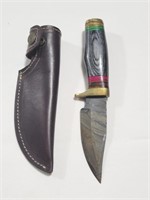 DAMASCUS KNIFE 4" BLADE,