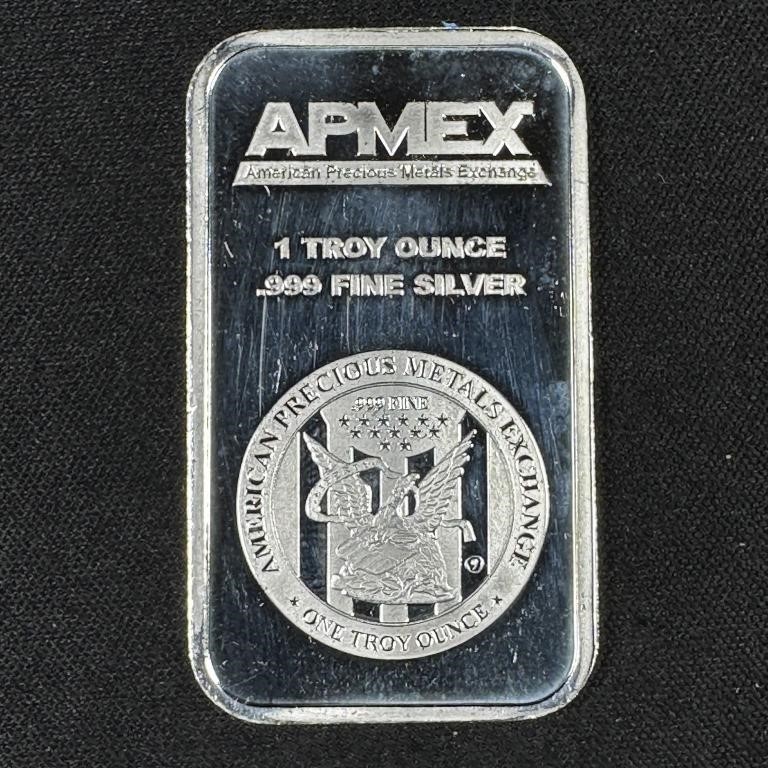 1 ounce Silver Bar - APMEX