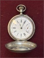Antique Remontoir Silver Pocket Watch