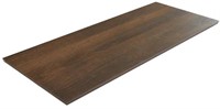 Chestnut Oak Laminated Wood Wall Shelf 12 x 72