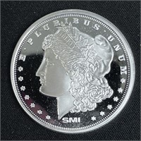 1 oz Silver Round - Morgan Dollar Design