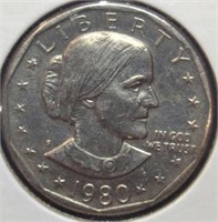 1980 Susan b. Anthony dollar