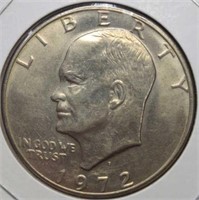 1972 d Eisenhower dollar