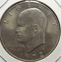 1972 Eisenhower dollar coin