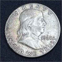 1960 Franklin Silver Half Dollar