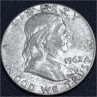 1962 Franklin Silver Half Dollar