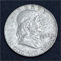 1962-D Franklin Silver Half Dollar