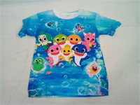 Baby Shark Printed, Full Print T-Shirt