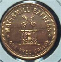 watermill Express One free gallon water token