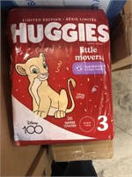 Huggies Size 3 Diapers, Little Movers Baby