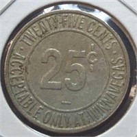 Winnna Vegas casino 25 cent gaming token