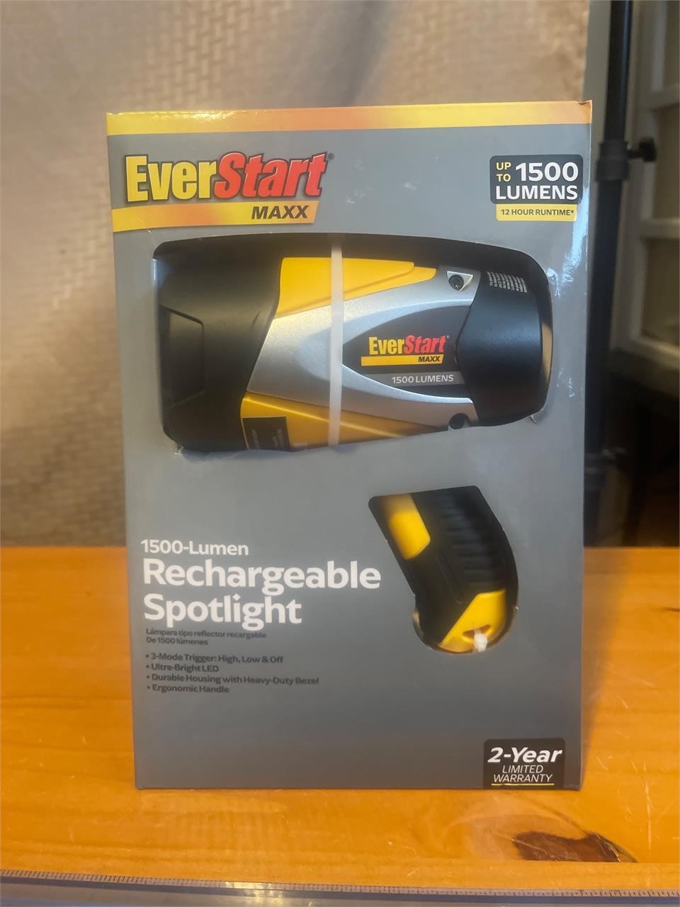 New EverStart Maxx rechargeable spotlight