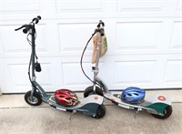 TWO ELECTRIC SCOOTERS