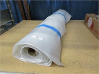 Large roll of thick plastic sheeting