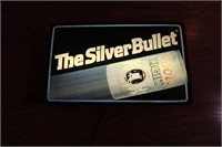 SILVER BULLET LIGHTED SIGN