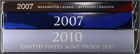 2007 & 2010 US PROOF SETS