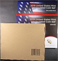 2013 (BROWN BOX) & 2019 US MINT SETS