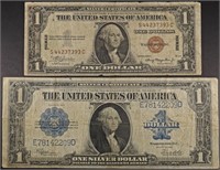 1923 $1 SILVER CERT & 1935A $1 HAWAII SILVER CERT