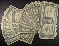 (14) 1935 & (16) 1957 $1 SILVER CERTIFICATES