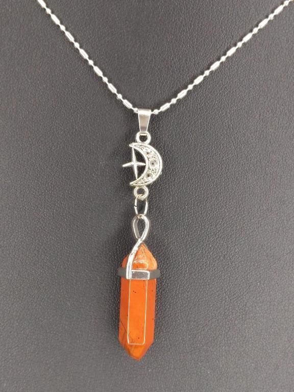 925 stamped 24" necklace with pendant