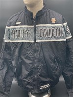 Patched Harley-Davidson Racing Nylon Shell Jacket