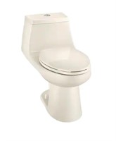 One piece dual flush toilet biscuit