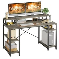 55 inch Computer Desk with Monitor Shelf