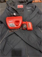 Milwaukee M12 Heated Hoodie Kit Size XL Black