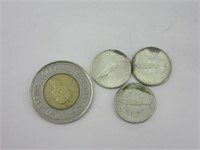 3 x 0.10$ Canada 1867-1967 silver