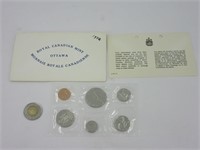 Ensemble monnaie spécimen Canada 1972 non circulé