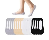 8 Pairs Cirorld No Show Non Slip Ankle Low Cut